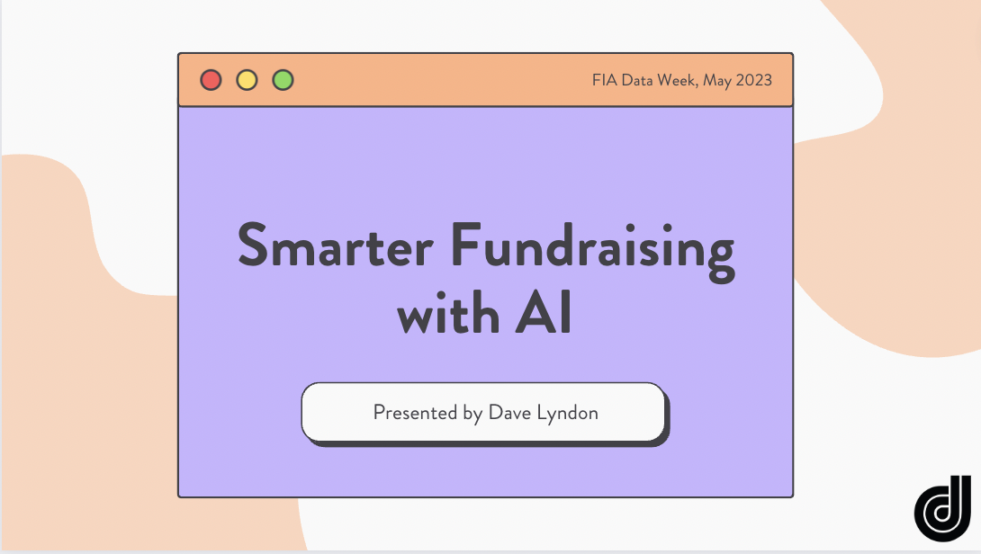 Ai for smarter fundraising