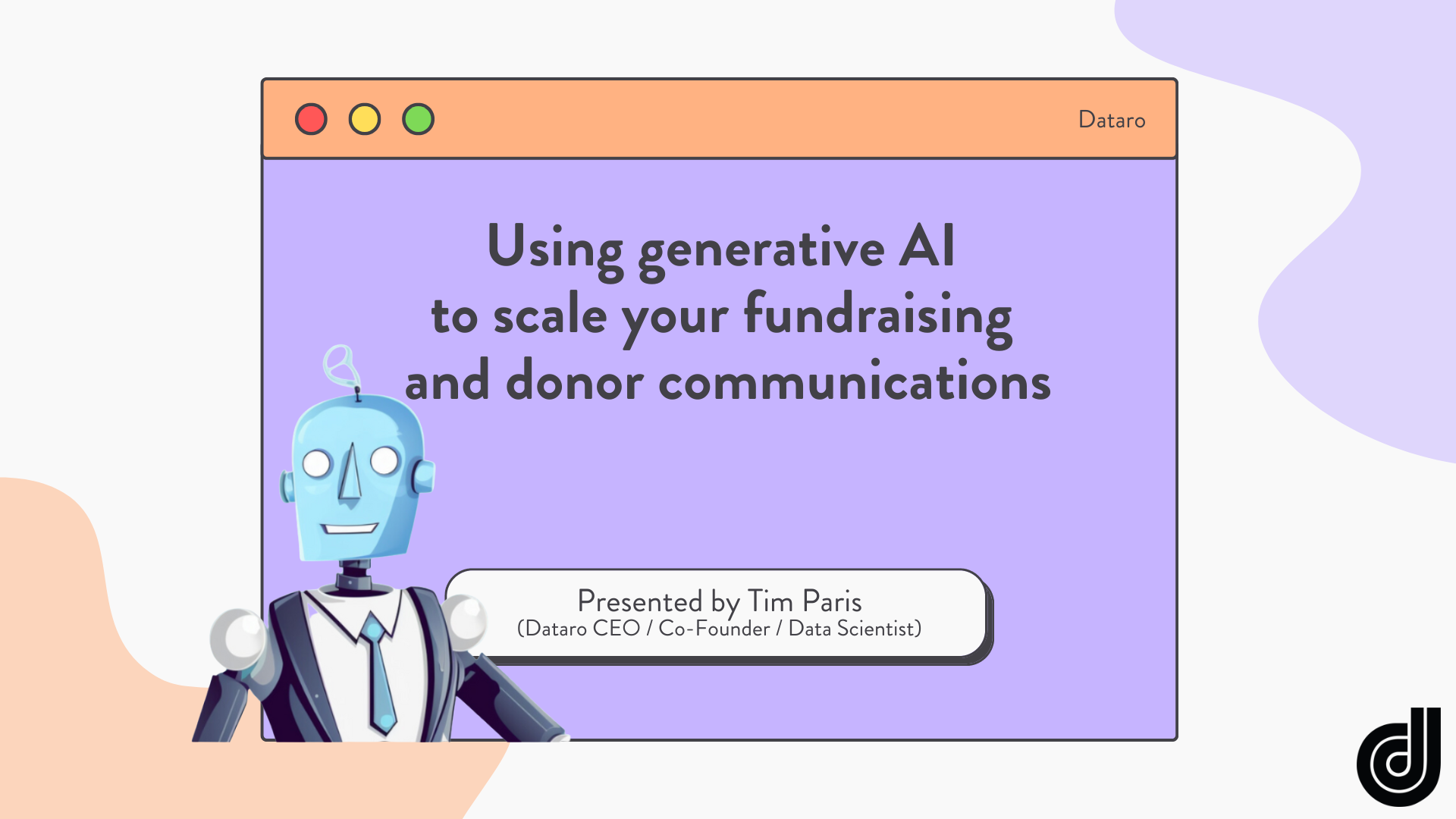 Using Generative AI to Scale Your Fundraising Webinar Preso